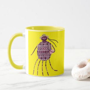 Bezaubernde Spinnenlady-Tasse Tasse