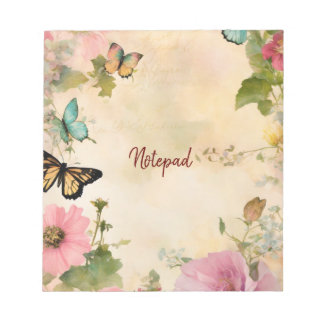 Bezaubernde Traumlandschaft - Shabby Chic Tierstat Notizblock