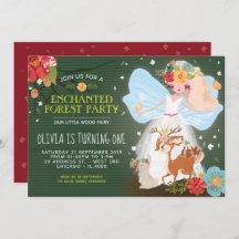 Bezaubernde Waldfest-Geburtstagsparty