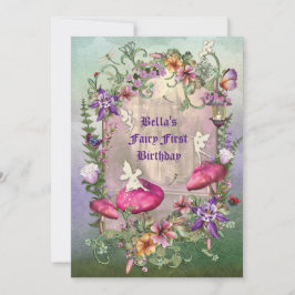 Bezaubernde Waldlandfriedung-Party Einladung