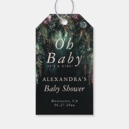 Bezaubernde waldreiche Lila Rose Woodland Kinderdu Geschenkanhänger