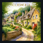 Bezaubernde Wasserfarbe in Cotswolds-Reisen Poster<br><div class="desc">Dieses Poster repräsentiert wirklich die magische Vision, die wir von diesen kleinen Städten in der Cotswolds-Region des Vereinigten Königreichs haben - den Charme der Pfade, Häuser und Blume und die Geschichte dahinter. Genießen Sie das schöne Poster für sich selbst oder als Geschenk. Wenn Sie Fragen haben, schicken Sie uns einfach...</div>