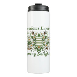 Bezaubernde Wiesen Lumbar Frühjahr Delight Pillow  Thermosbecher