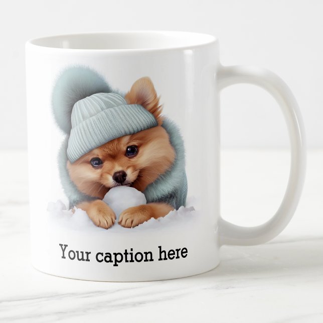 Bezaubernde Winterspielzeit im Spitz Kaffeetasse (Von Creator hochgeladen)