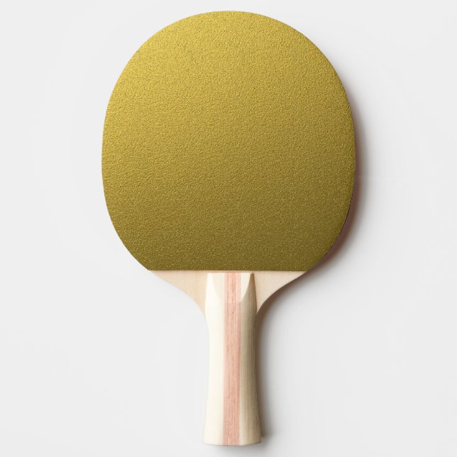 Bezaubernder GoldGlitzer Tischtennis Schläger (Vorderseite)