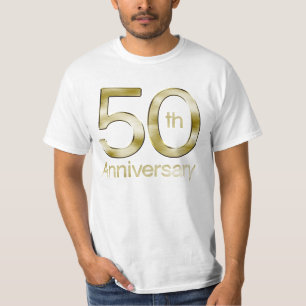 Bezaubernder Jahrestag des Gold50. T-Shirt