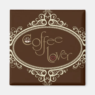 bezaubernder Kaffee-Liebhaber Magnet