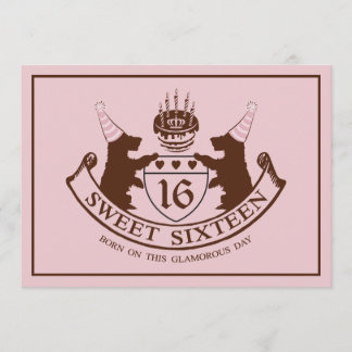 Bezaubernder Mode-Couture-Mädchen-16. Einladung