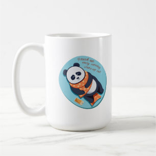 bezaubernder Panda braucht Weckruf Kaffeetasse