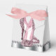 Bezaubernder rosa Glitzer-hohe Fersen-Schuh Geschenkschachtel (Vorderseite)