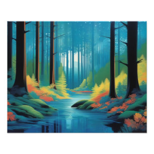 Bezaubernder Wald Fotodruck