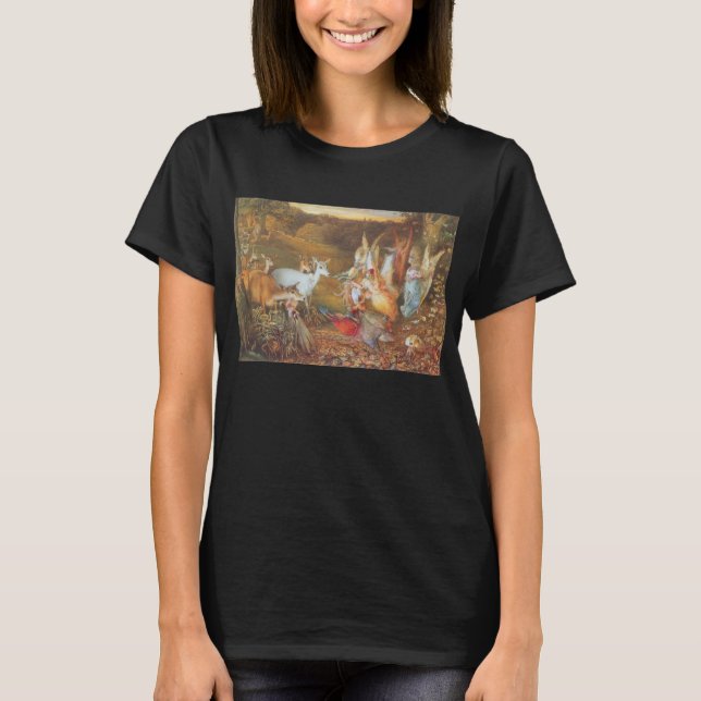 Bezaubernder Wald von Künstler John Anster Fitzger T-Shirt (Vorderseite)