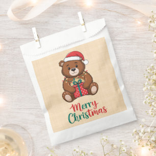 Bezaubernder Weihnachtsbär Geschenktütchen