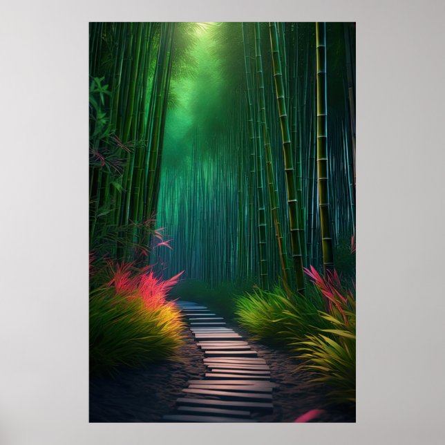 Bezauberndes Bamboo Wonderland Poster (Vorne)