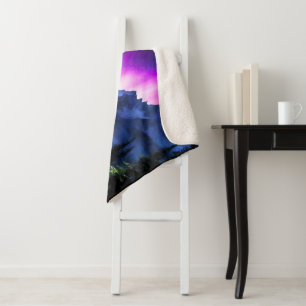 Bezauberndes Forest Sherpa Blanket Sherpadecke