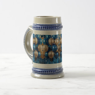 Bezauberndes Geschenk für Blue und Gold Coffee Tas Bierglas