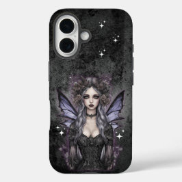 Bezauberndes Gothic Fairy Design iPhone 16 Hülle