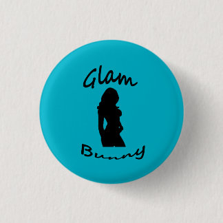 Bezauberndes Häschen-Logo-Button Button