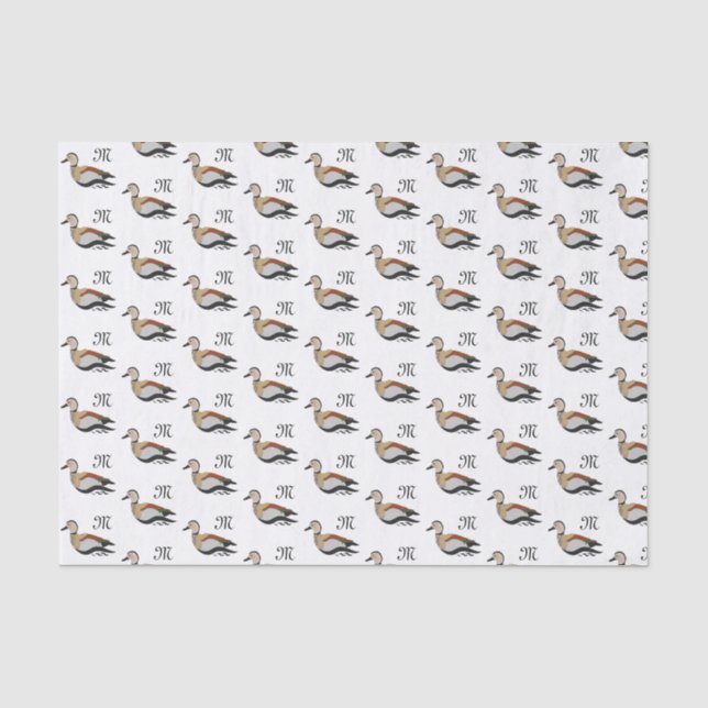 Bezauberndes, klingelndes Aquamarines Duckbad Seidenpapier (Vorderseite)