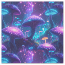 Bezauberndes Mushroom-Fabric