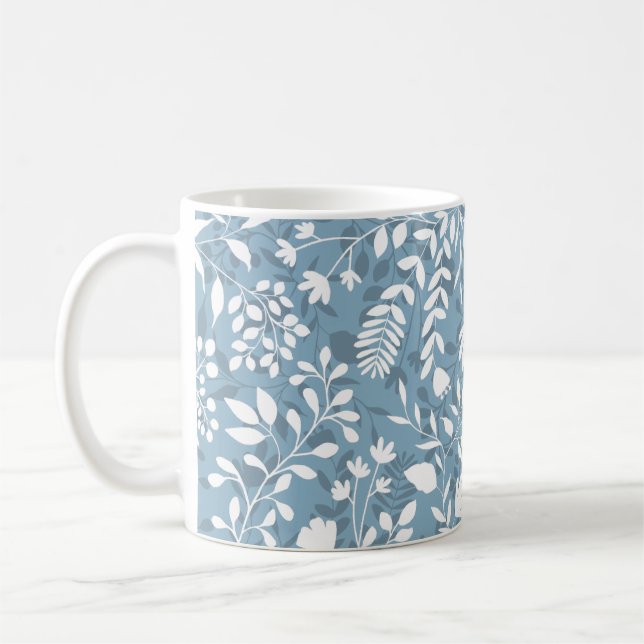 Bezauberndes Muster aus Hübschem Blumengarten Kaffeetasse (Links)