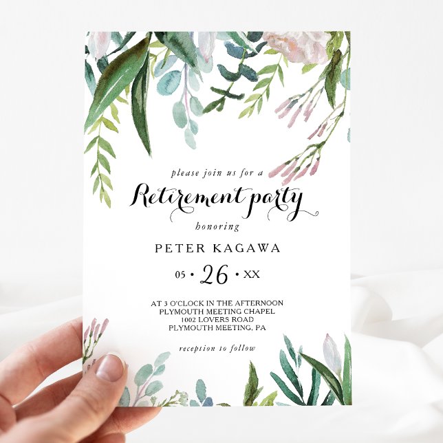 Bezauberndes Party für tropische Vegetation Einladung (Von Creator hochgeladen)