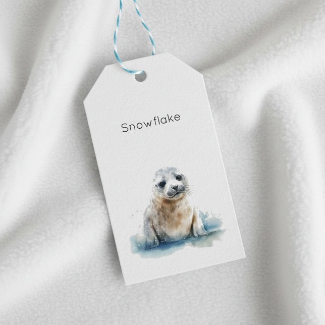 Bezauberndes Siegel Pup Geschenkanhänger (Von Creator hochgeladen)