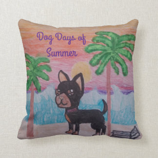 bezauberndes, sommerliches Thema, Hundeausgabe-Kis Kissen