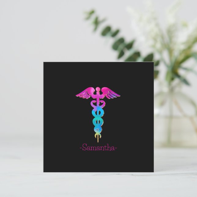 Bezauberndes und farbenfrohes Logo-Design (Stehend Vorderseite)