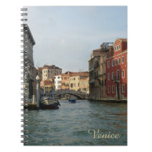 Bezauberndes Venedig Waterway Foto Spiral Notebook