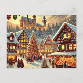Bezauberndes Weihnachtsdesign in Deutschland - Nos Feiertagspostkarte