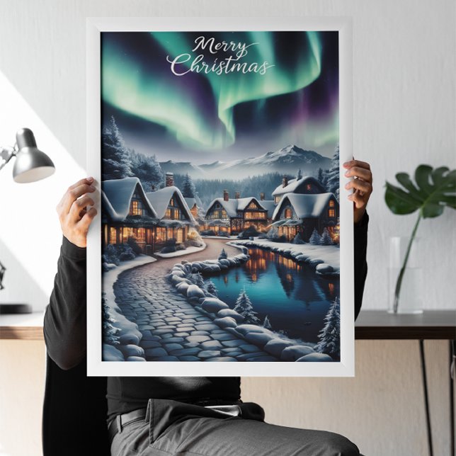 Bezauberndes Winterwunderland Weihnachten Poster (Von Creator hochgeladen)