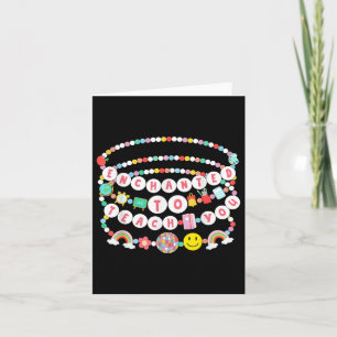 Bezaubert dich zu lehren Bracelet Funny Back Karte