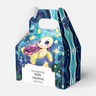 Bezaubert unter der Meeresschildkrötendusche Geschenkschachtel