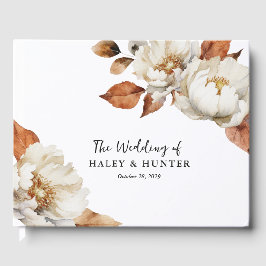 Bezauberte Blütenhochzeit im Herbst Gästebuch