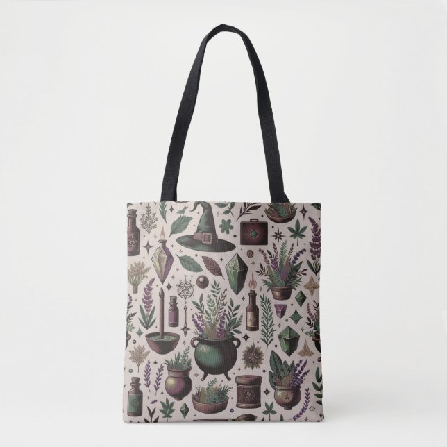 Bezauberte Botanica: Magische Kräuter und Hexerei Tasche (Vorderseite)