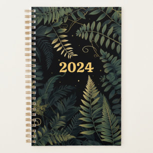 Bezauberte Ferns:Ein Naturplaner für 2024 Inspirie Planer