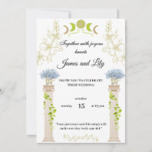 Bezauberte Liebe, feiern Sie Ihre Hochzeit