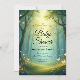 Bezauberte Sonnenlicht-Glimmer-Grove Einladung