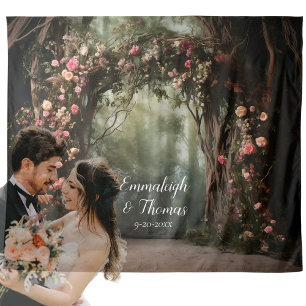 Bezauberter Blossom Canopy Arch Wandteppich