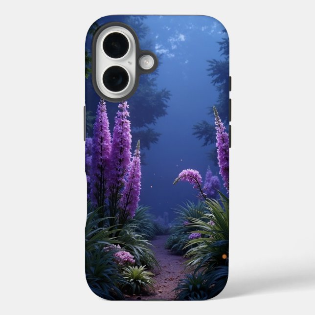 Bezauberter Glade of Twilight Blooms iPhone Case (Rückseite)