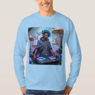 Bezauberter Groove: Mystisches DJ Sleeve Design T-Shirt
