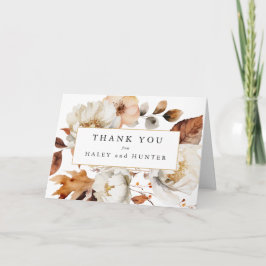 Bezauberter Herbst rustikale botanische Danke