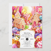 Bezauberter Niedlicher Candyland Geburtstag