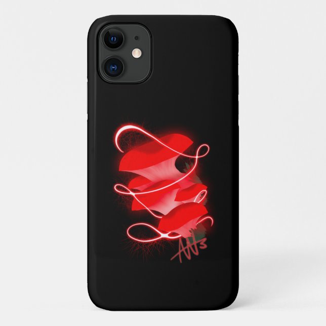 Bezauberter Oyster Glows Red Mushroom TelefonCase Case-Mate iPhone Hülle (Rückseite)