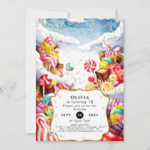 Bezauberter Sprinkle Candyland Geburtstag