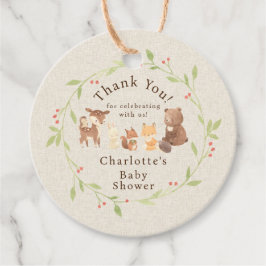 Bezauberter Wald Danke Geschenkanhänger