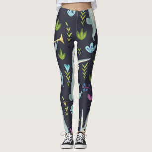 Bezauberter Wald: Nature Inspiriert nahtloses Must Leggings
