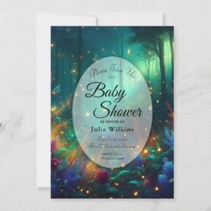 Bezauberter Wald von Radiant Jewels Babydusche Einladung