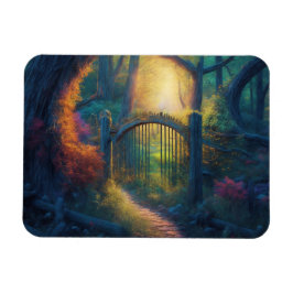 Bezauberter Waldgarten | Digitale Kunst Magnet